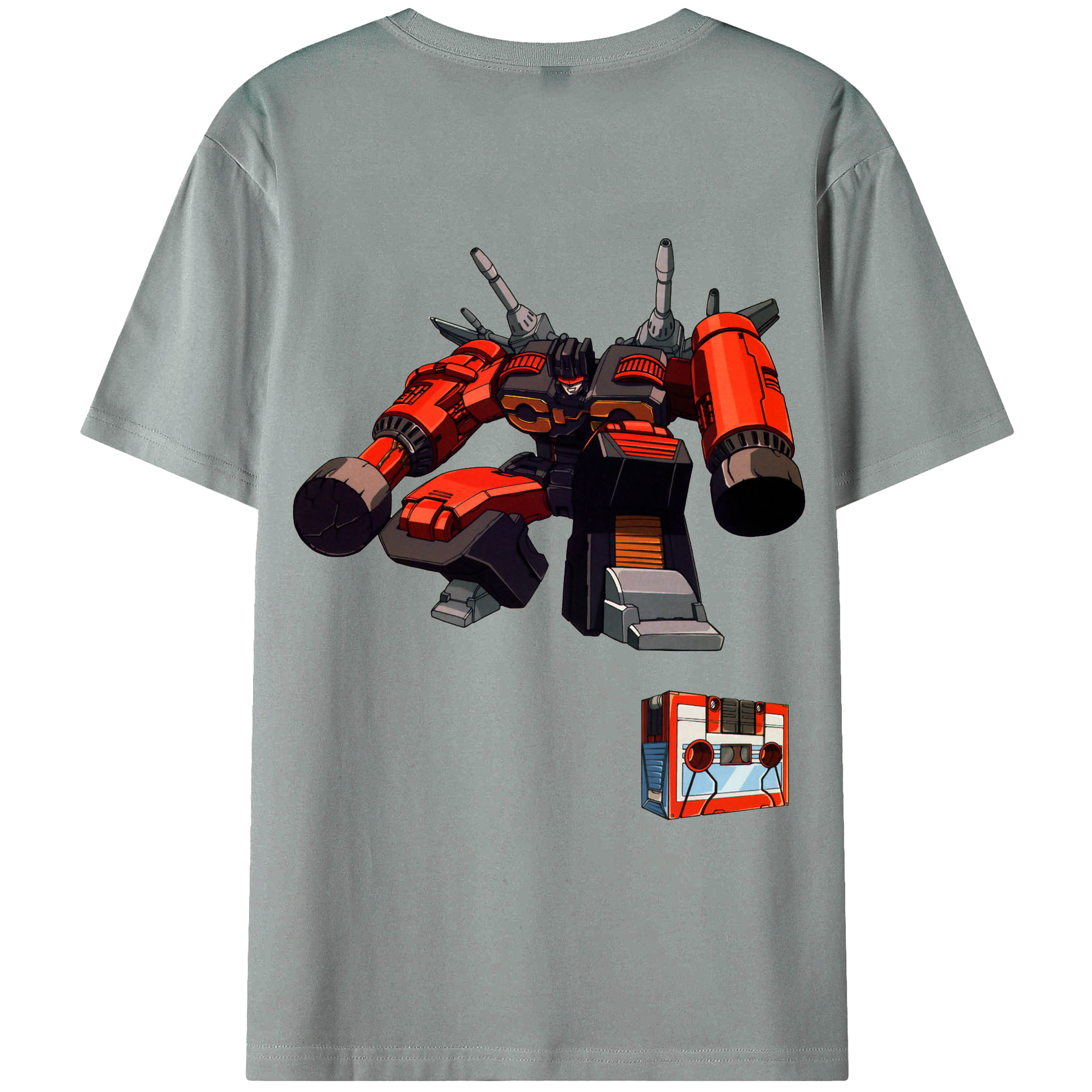 （画像用）  綿100％ メンズ半袖Tシャツ（バックプリント） 通気性